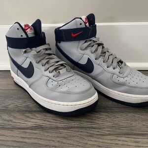 Nike Air Force 1 High New England Patriots High-Top Sneakers Women's Size 9